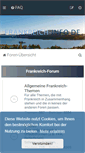 Mobile Screenshot of forum.frankreich-info.de