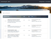 Tablet Screenshot of forum.frankreich-info.de
